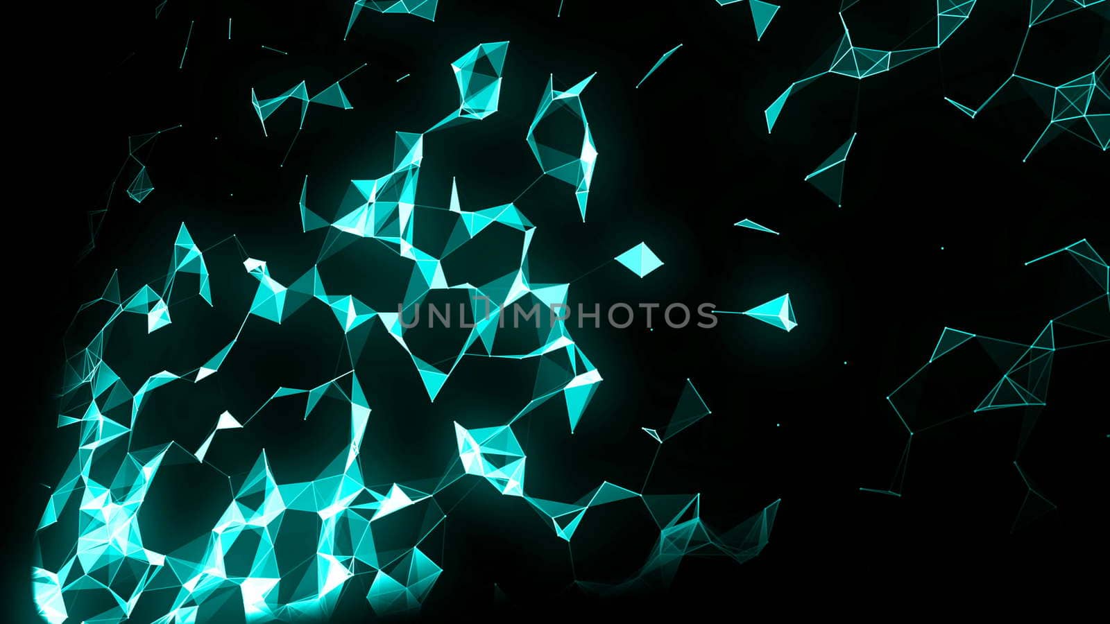 Abstract network connection background. The appearance from the bottom up by nolimit046