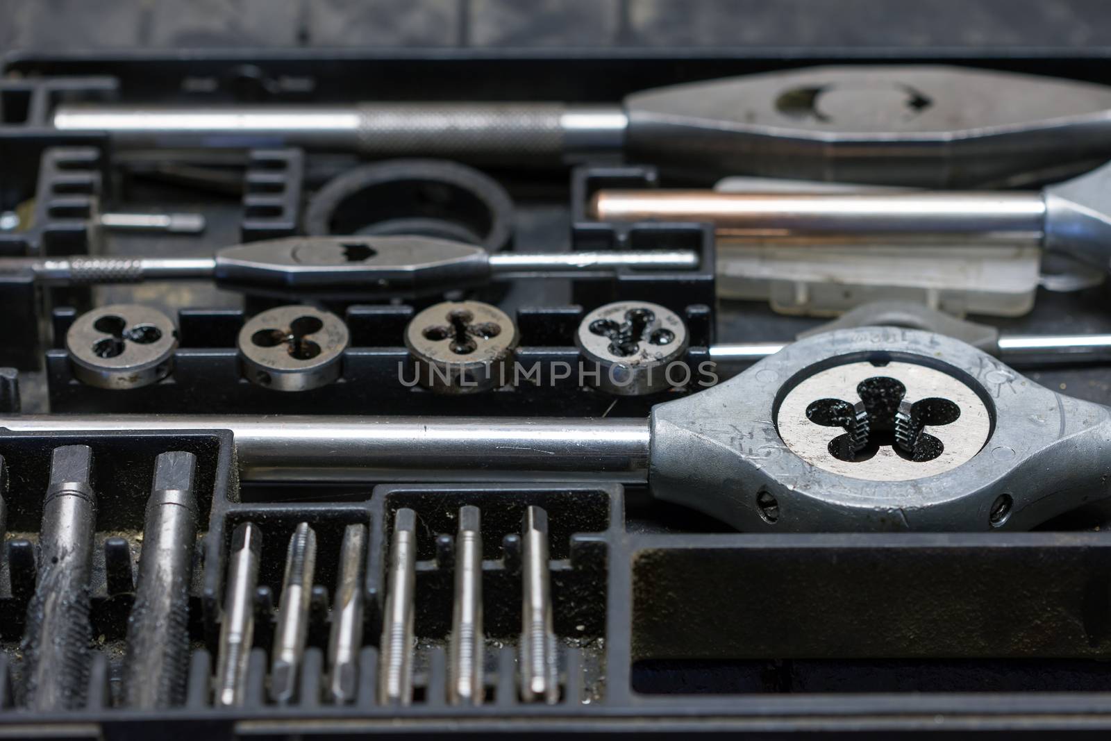 Detail of the screw tap - hand tools by Mibuch