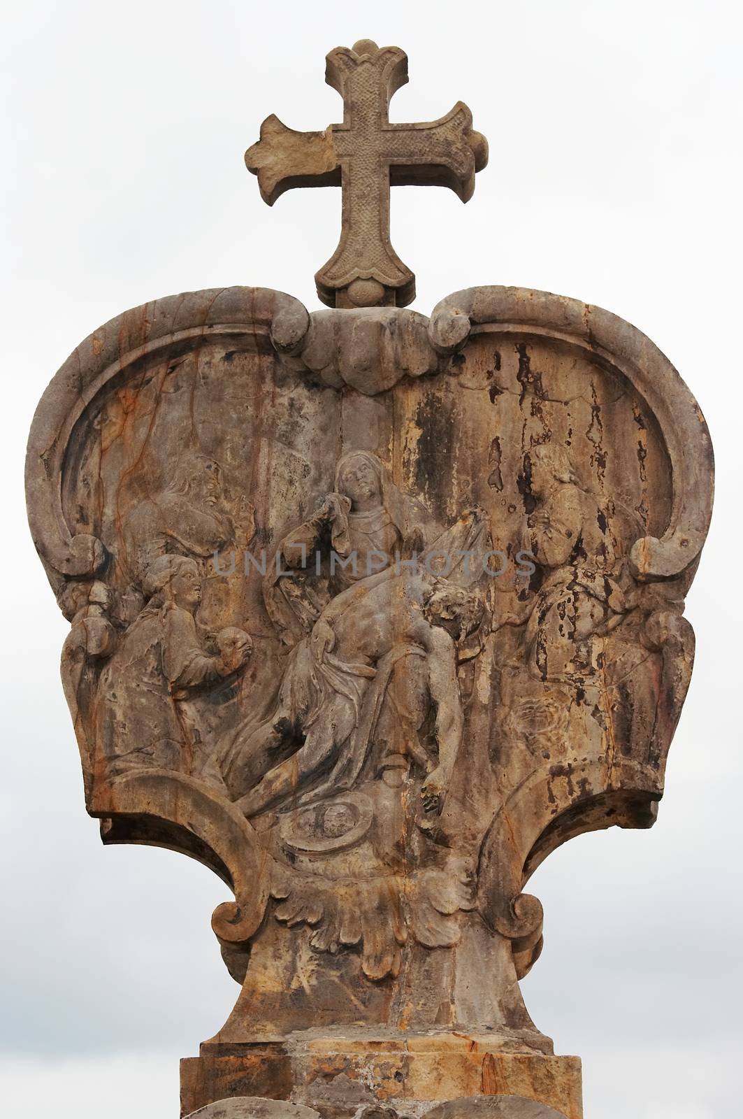 Relief - Calvary - Stations of the Cross - Jesus is taken down from the cross