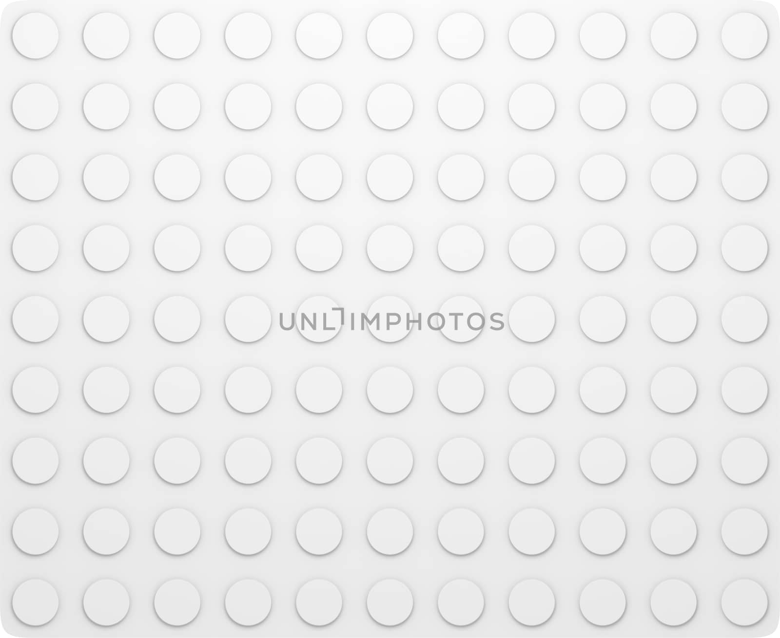 Regular Abstract White Template Texture. 3D illustration