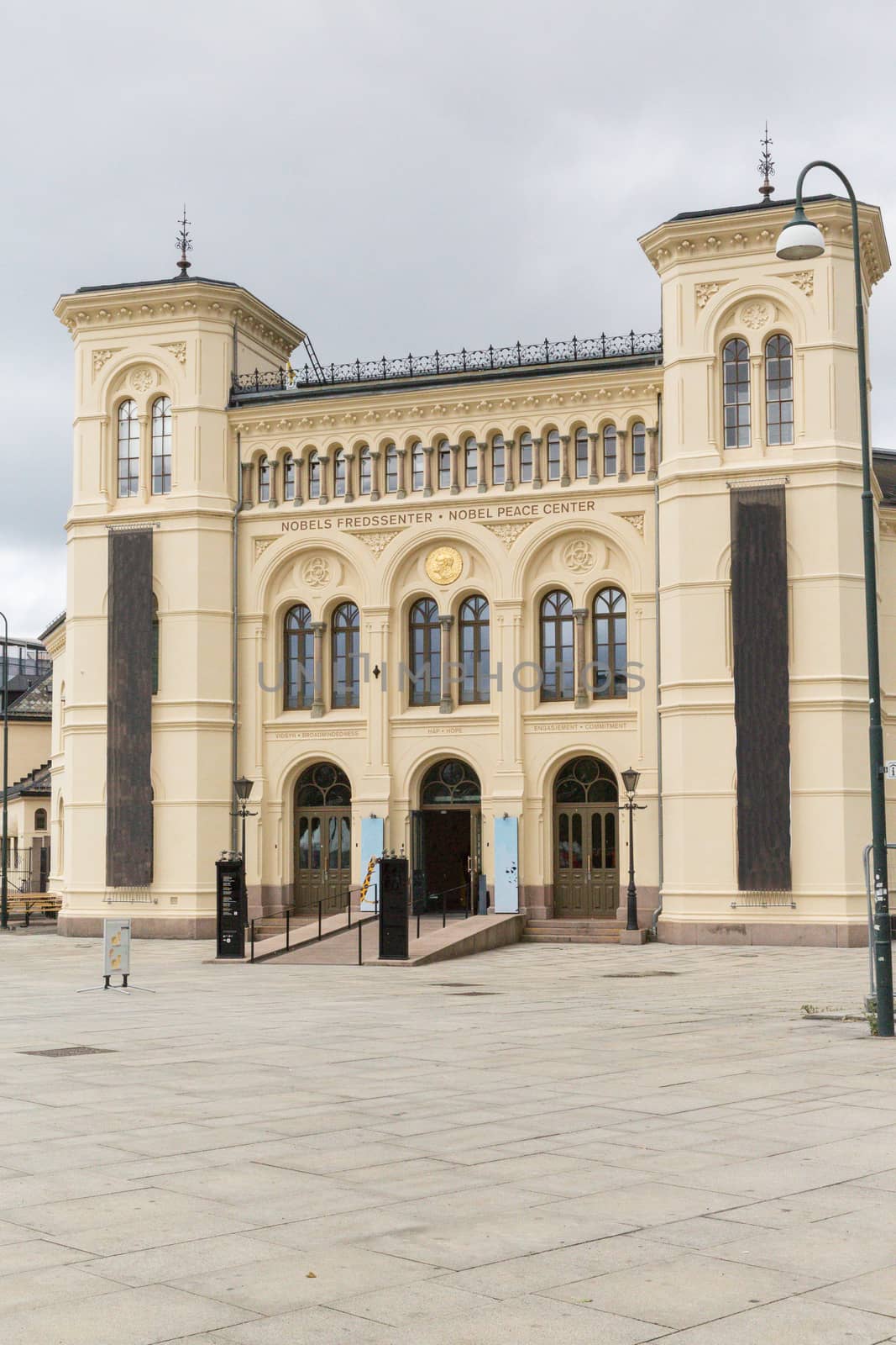 Nobel Peace Building in downtown Oslo by chrisukphoto