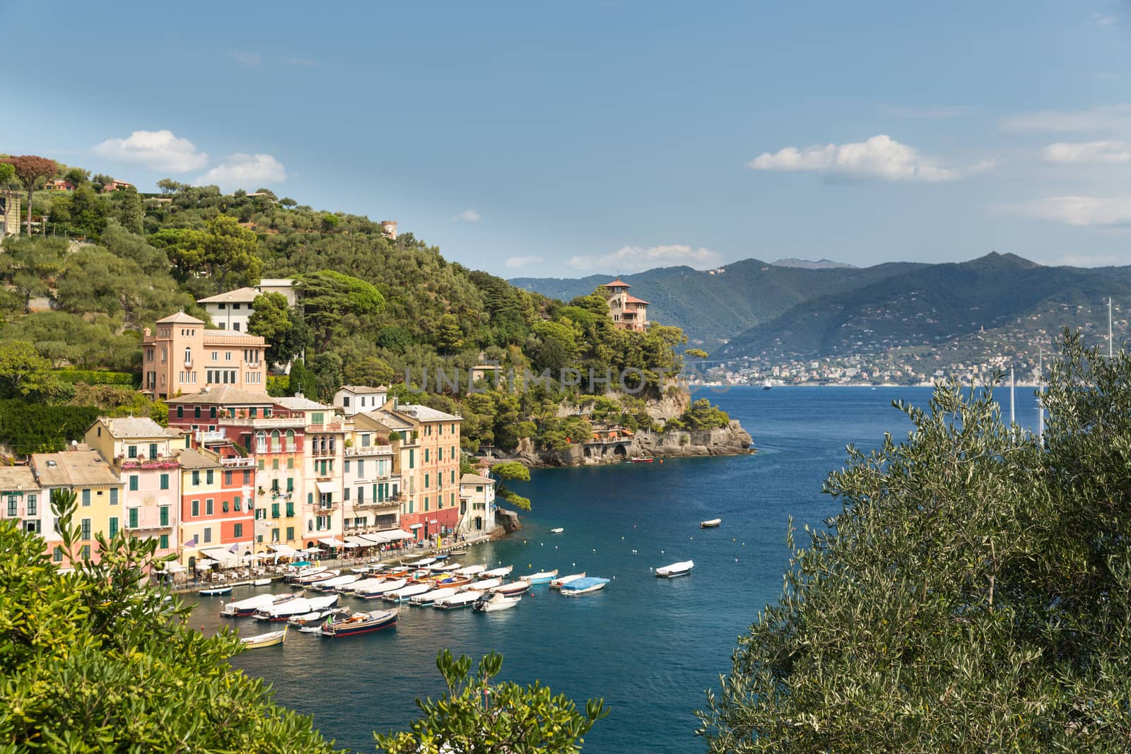 The pretty town of Portofino in Italy by chrisukphoto