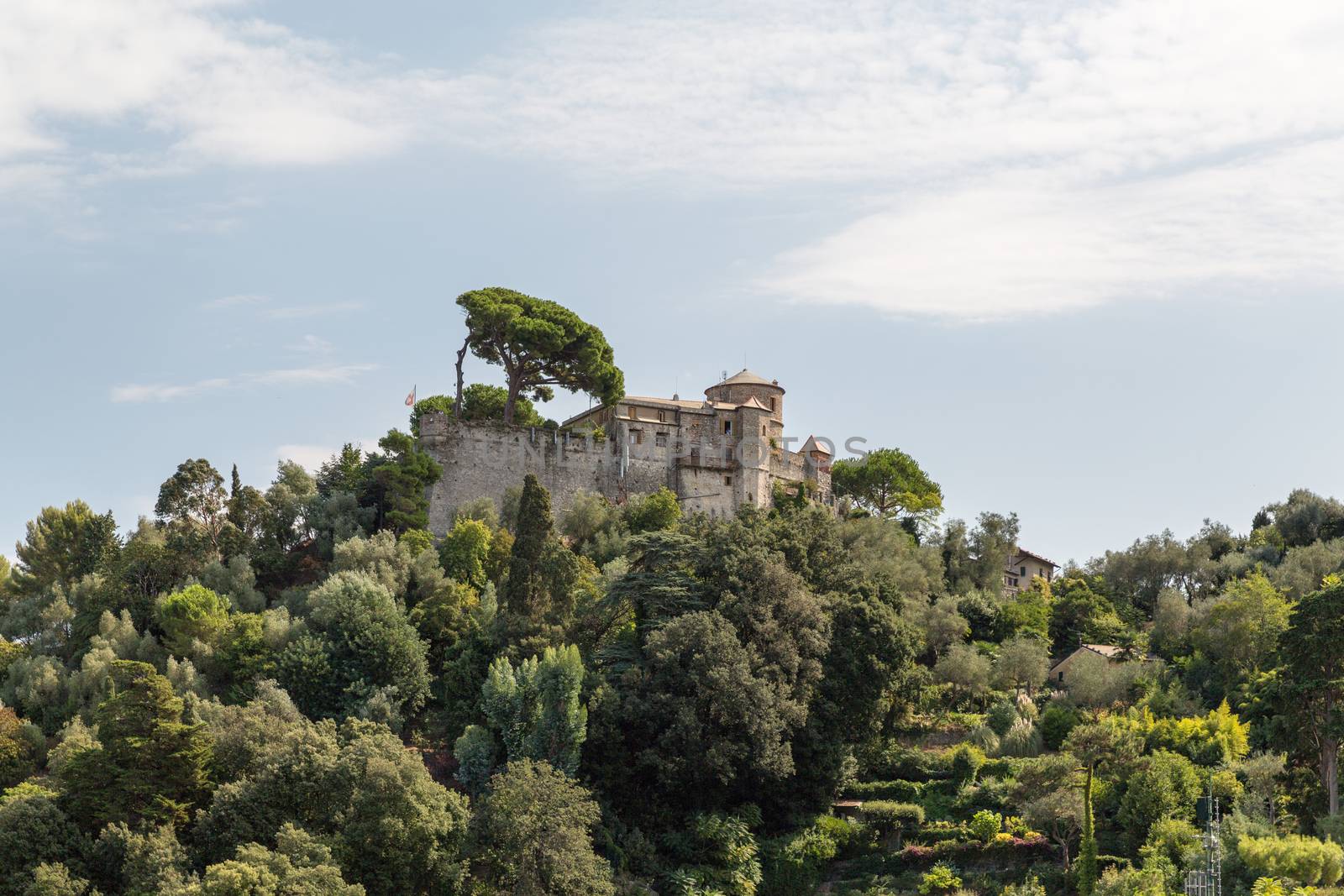 Castello Brown is the Castle above Portofino by chrisukphoto