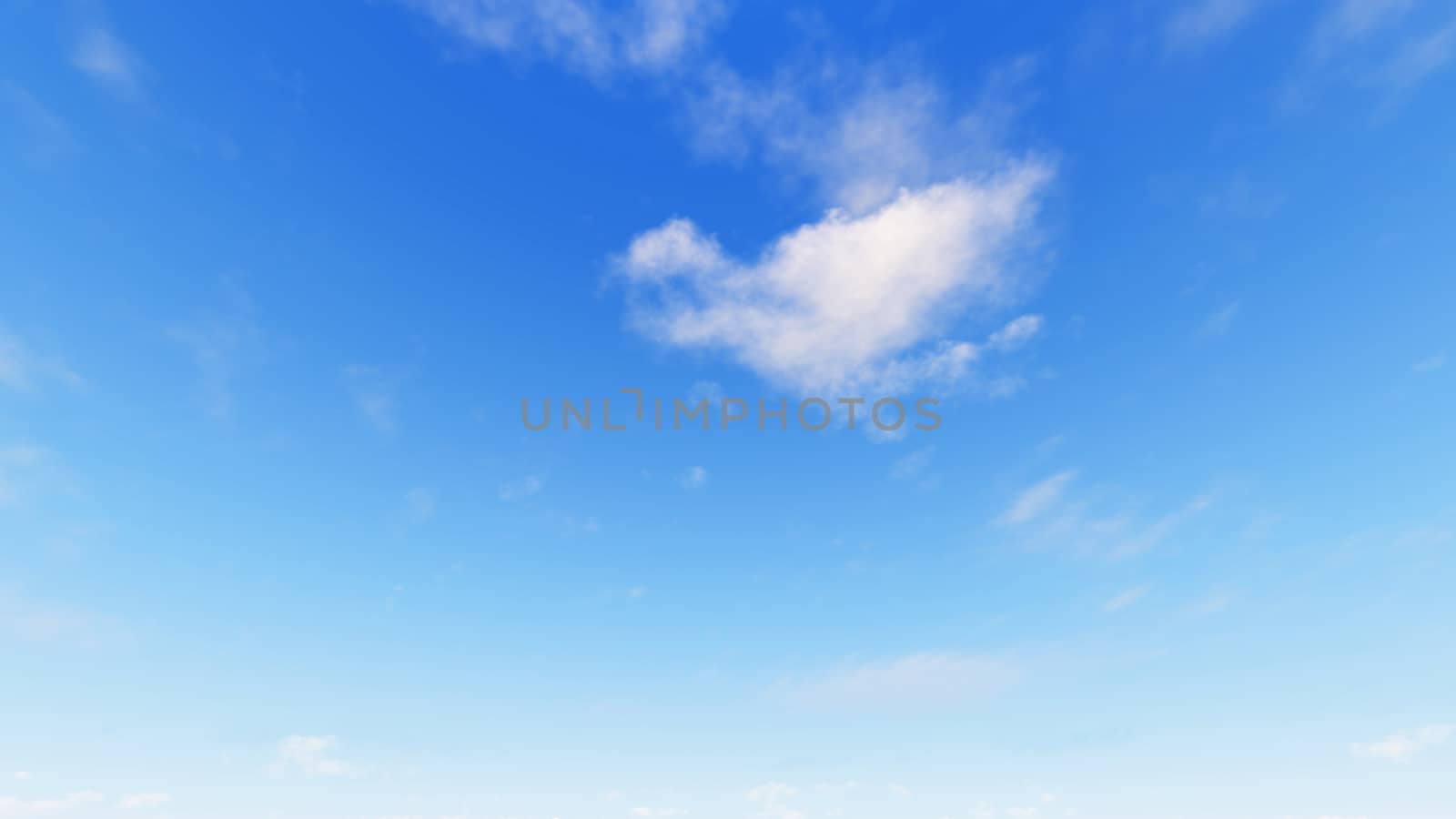 Cloudy blue sky abstract background, blue sky background with tiny clouds, 3d rendering

