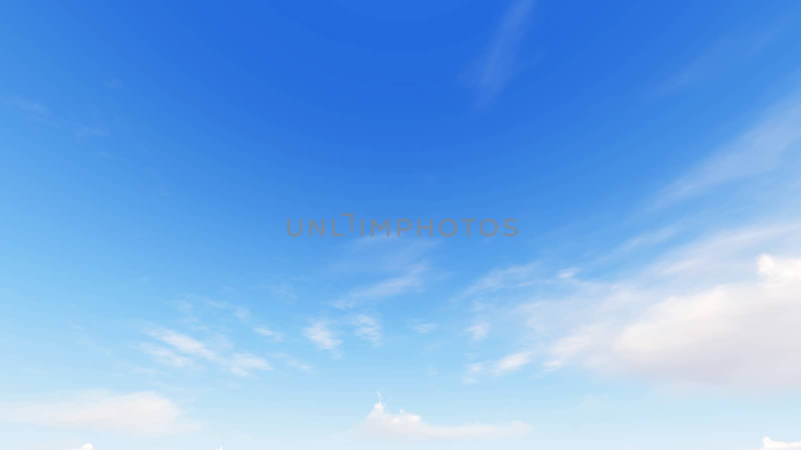 Cloudy blue sky abstract background, blue sky background with tiny clouds, 3d rendering

