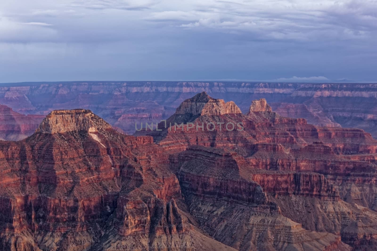A view of the Grand Canyon from Bright Angel Point.