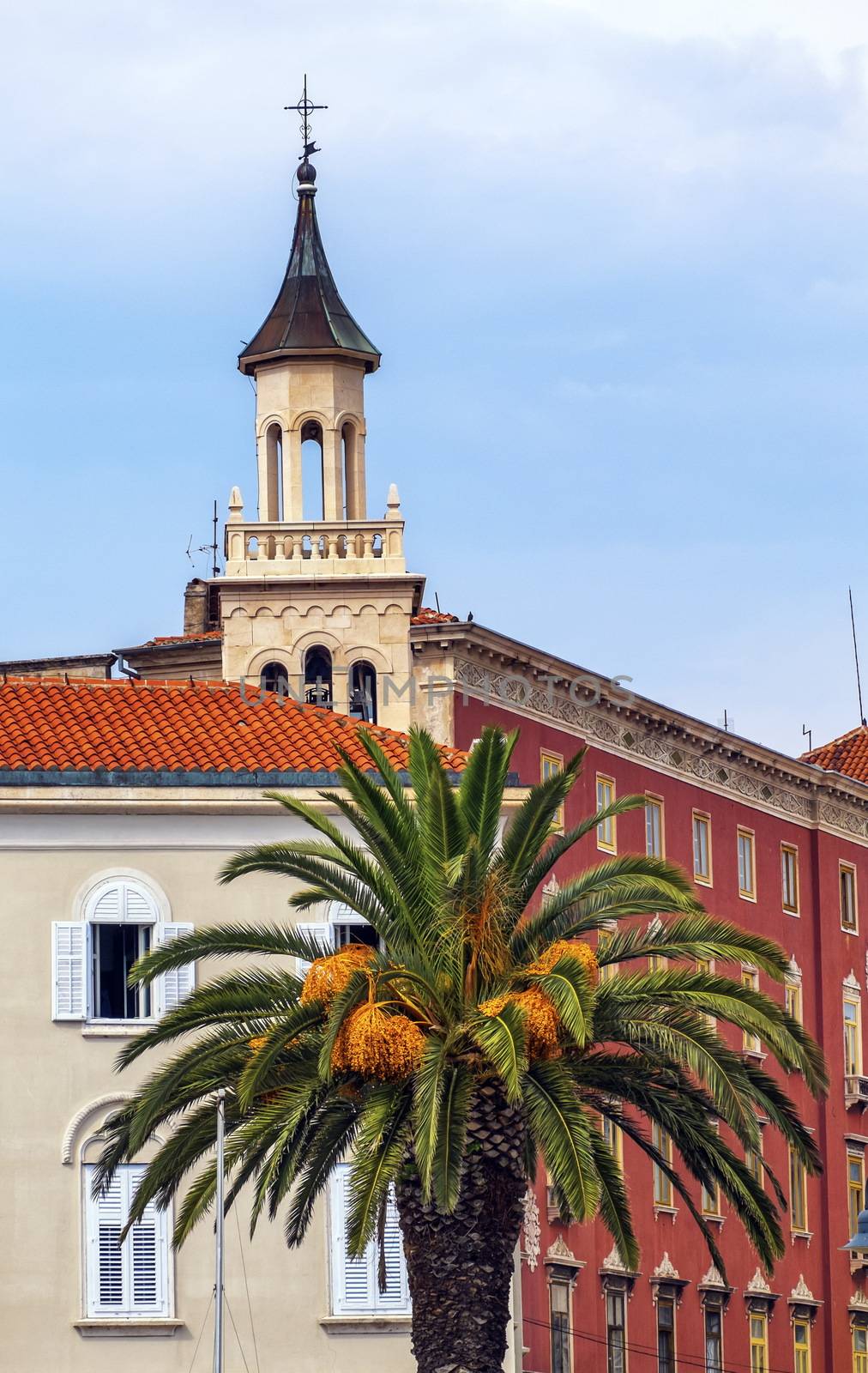 Saint Franje, Francis, church near the old Market Square, Split, Croatia by Elenaphotos21