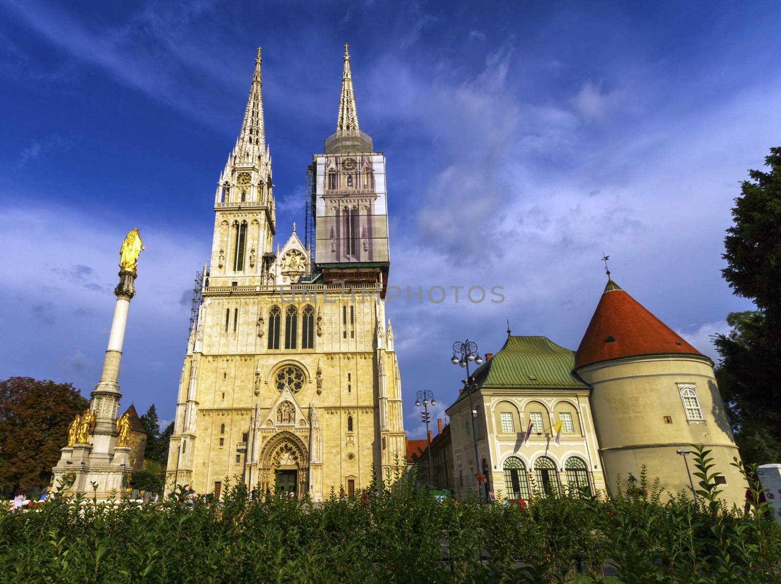 Zagreb Cathedral, Croatia by Elenaphotos21