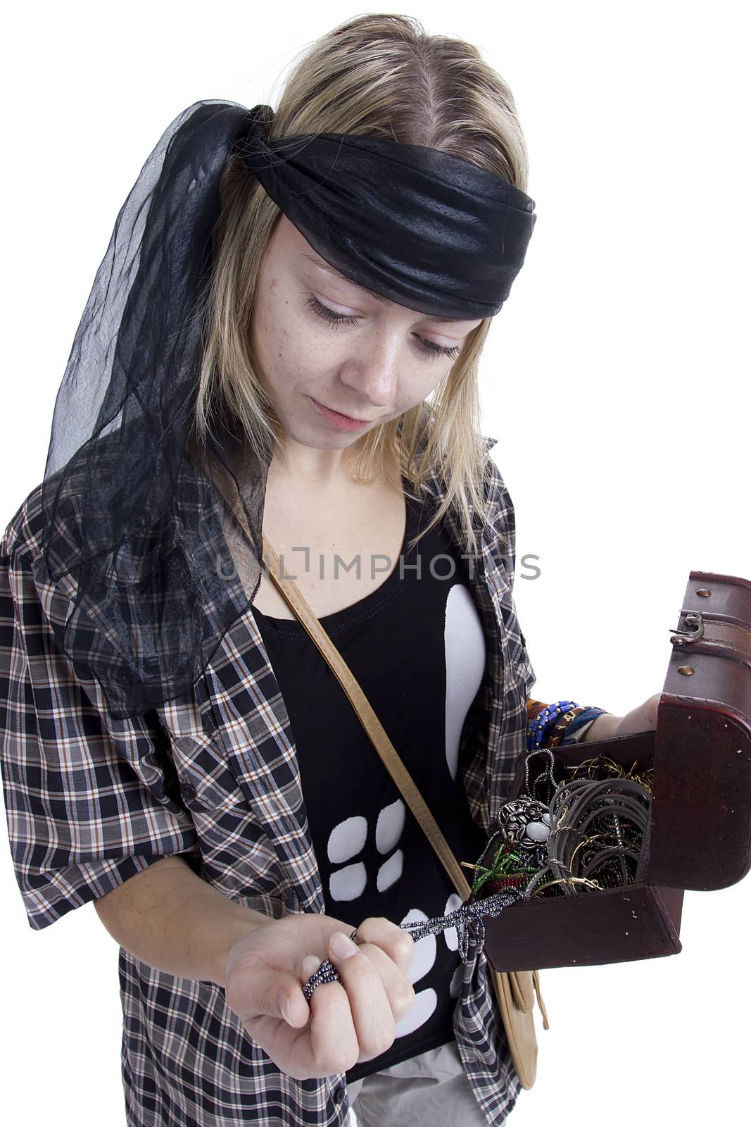 Young woman in the image of a pirate by VIPDesignUSA
