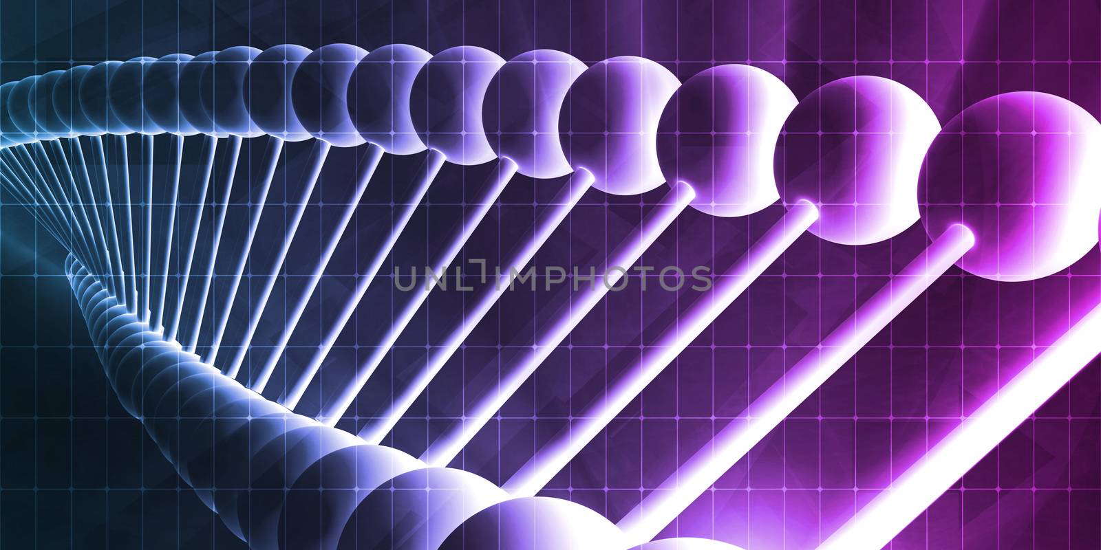 Pharmaceutical Abstract Background with Molecule Chemical Structure