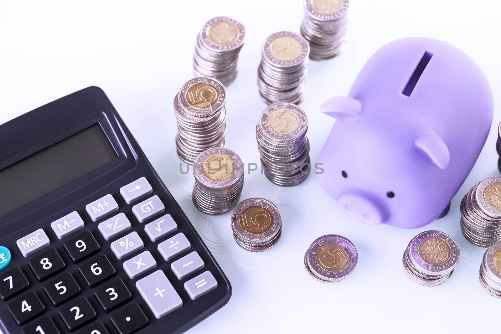 Financial concept, home savings, account and piggy bank.