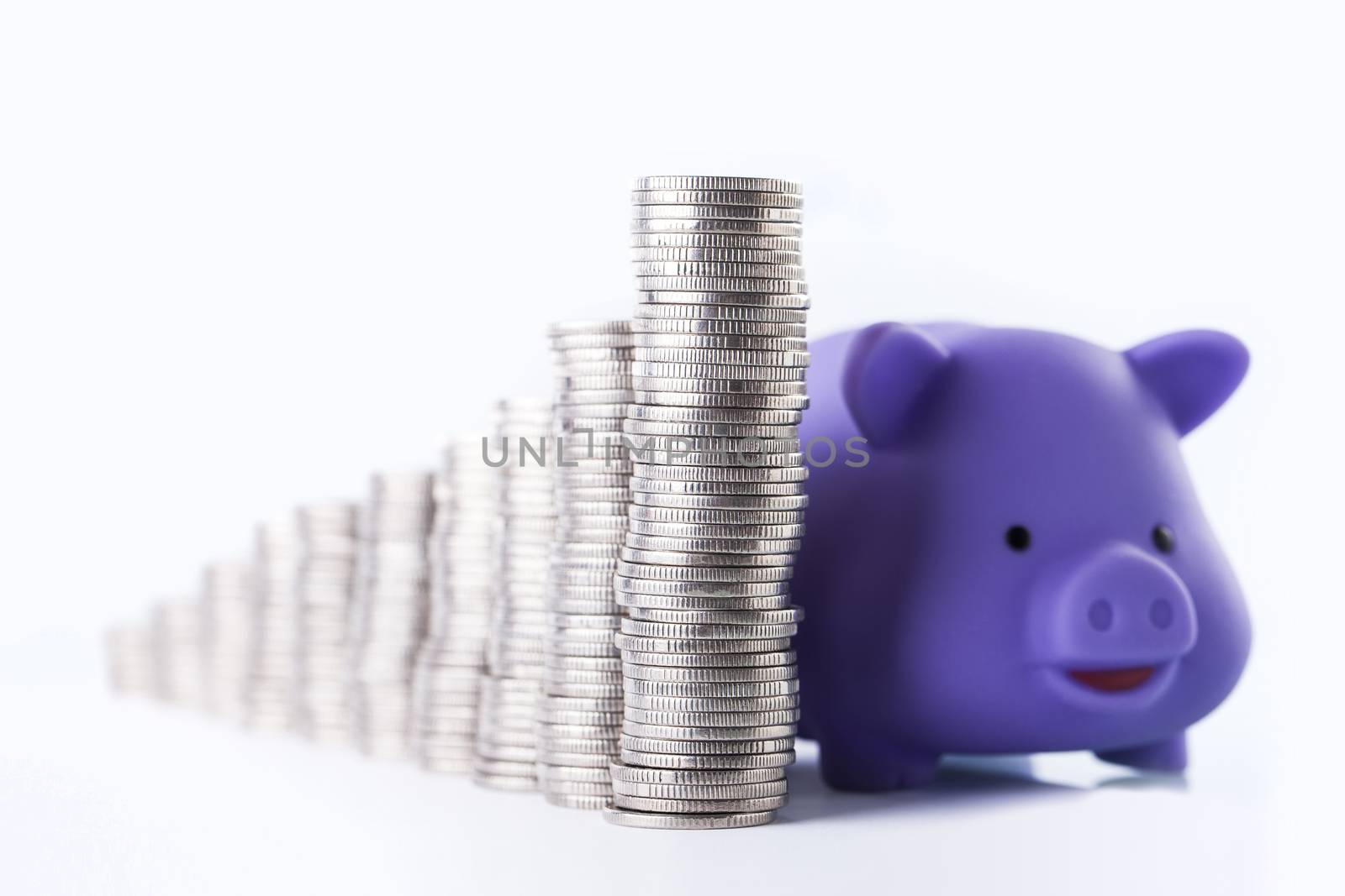 Financial concept, home savings, account and piggy bank.