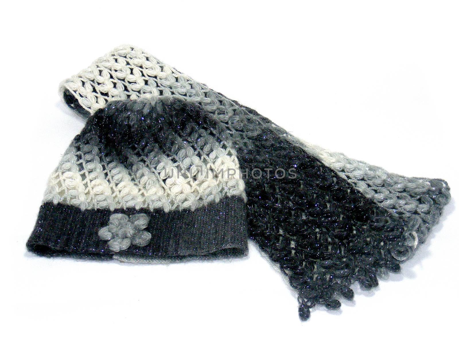 hand knitted beanie hat and scarf pictures by nhatipoglu