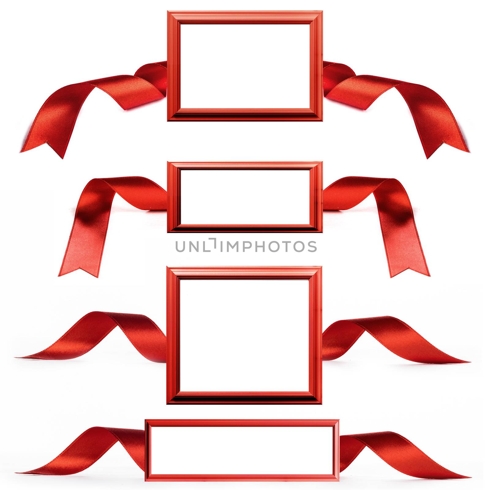 Picture frame and ribbon by Yellowj