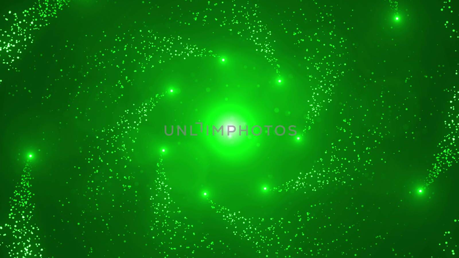 Spiral Abstract background with particles by nolimit046