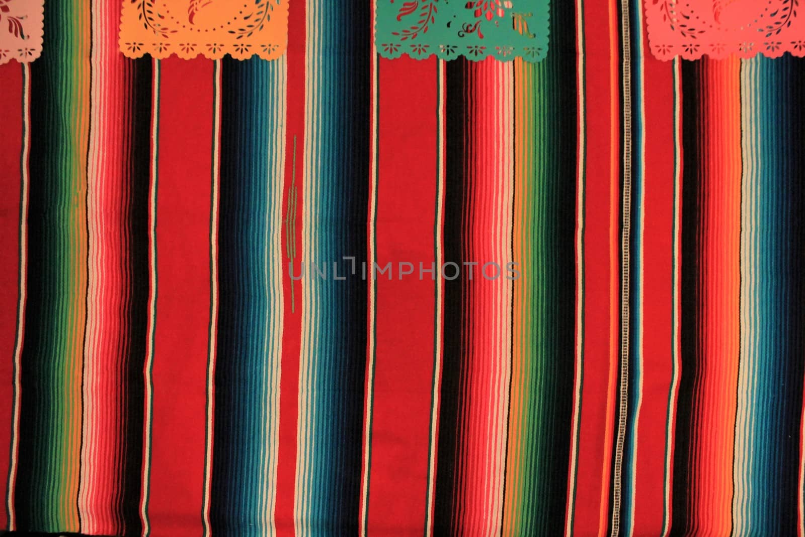 Mexico poncho sombrero skull background fiesta cinco de mayo decoration bunting  by cheekylorns