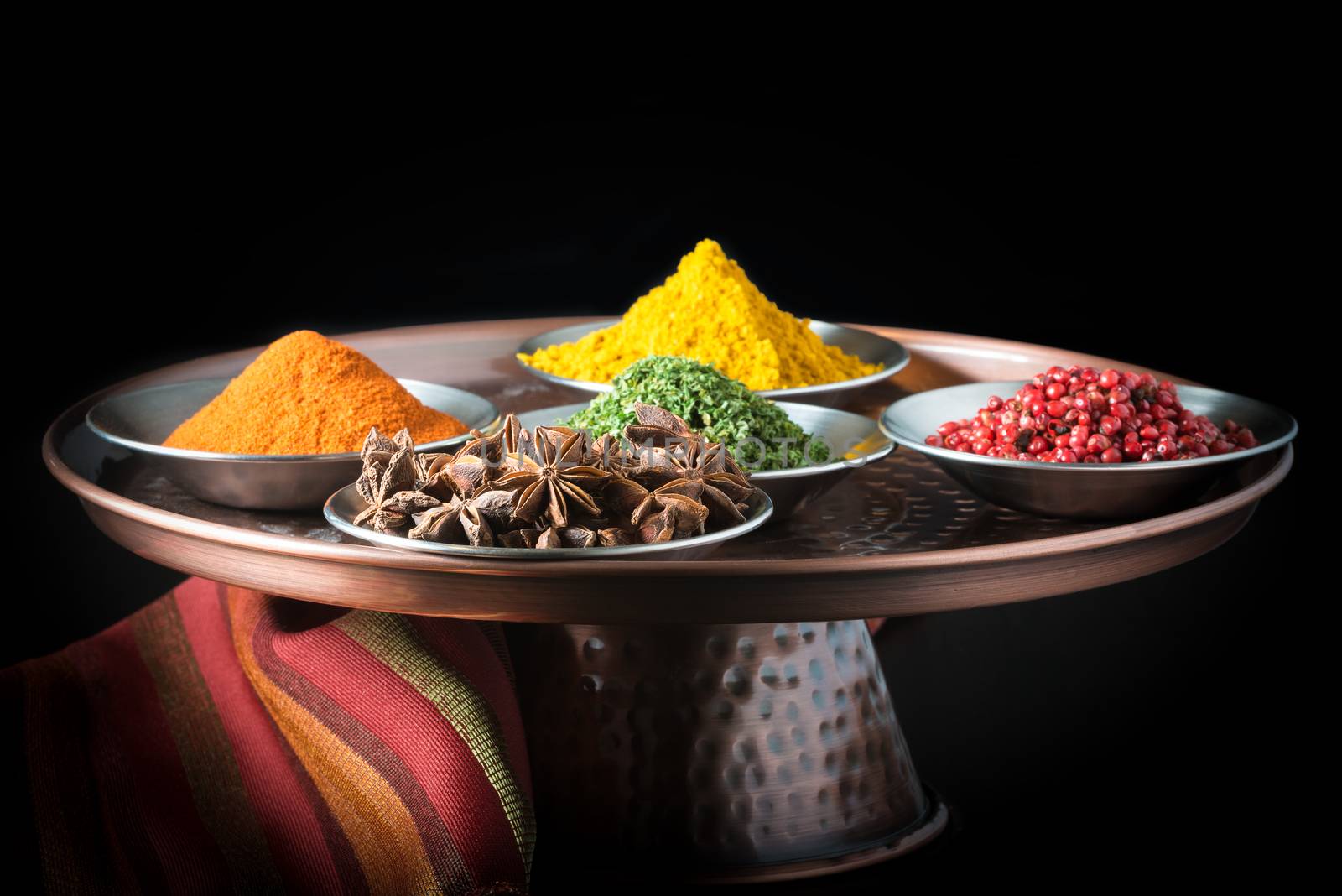 Five Colorful Spices by billberryphotography