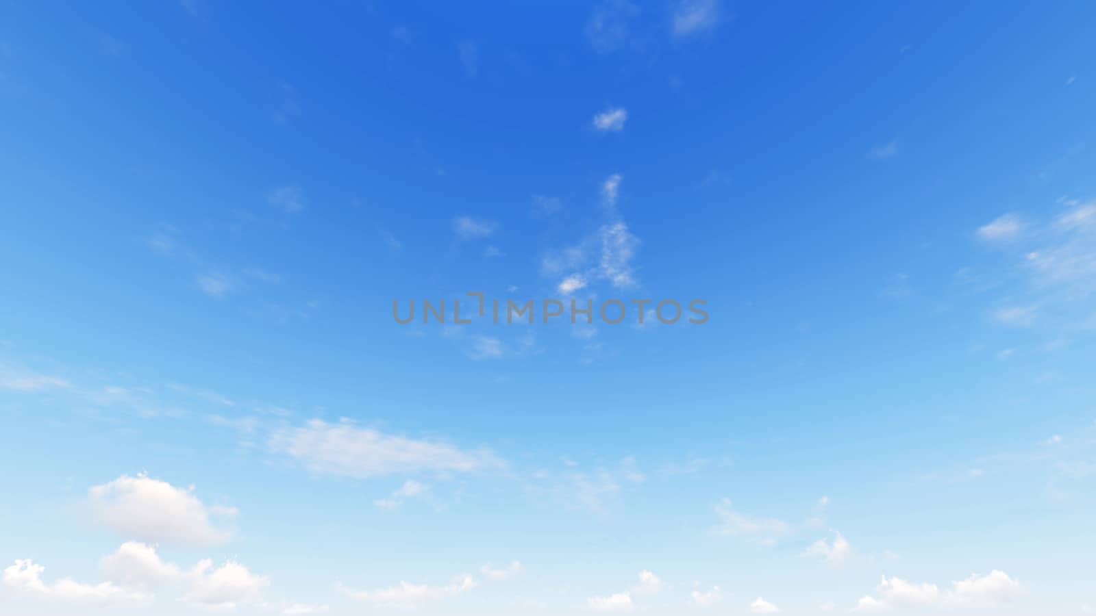 Cloudy blue sky abstract background, blue sky background with tiny clouds, 3d rendering

