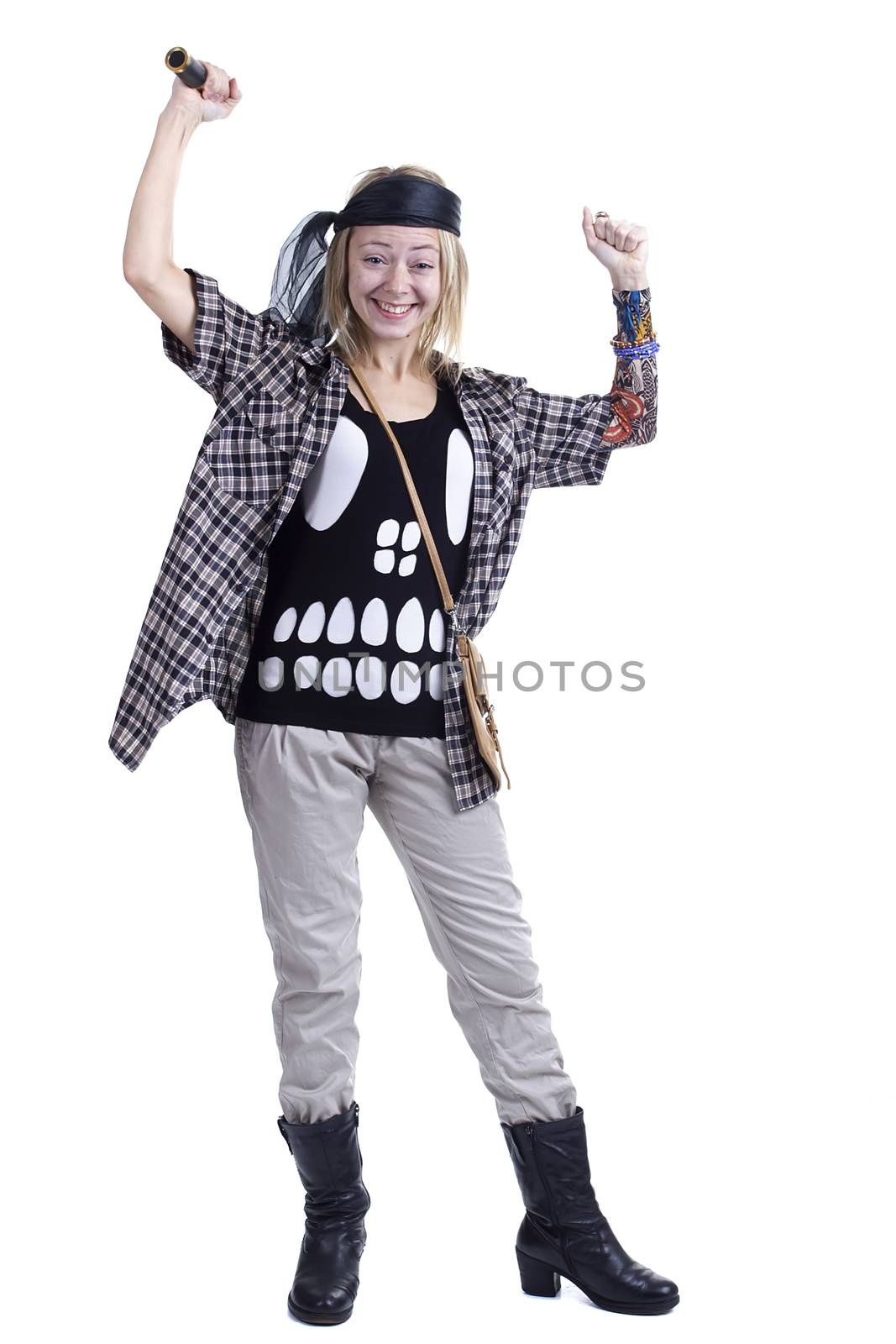 Young woman in the image of a pirate by VIPDesignUSA