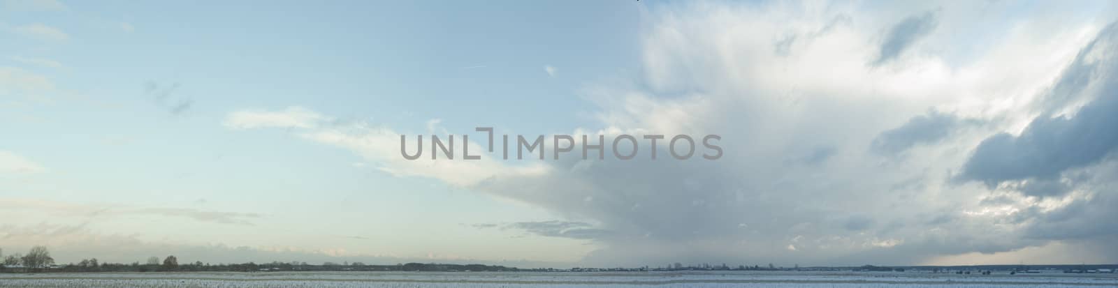 blue sky, natural clouds, nature series