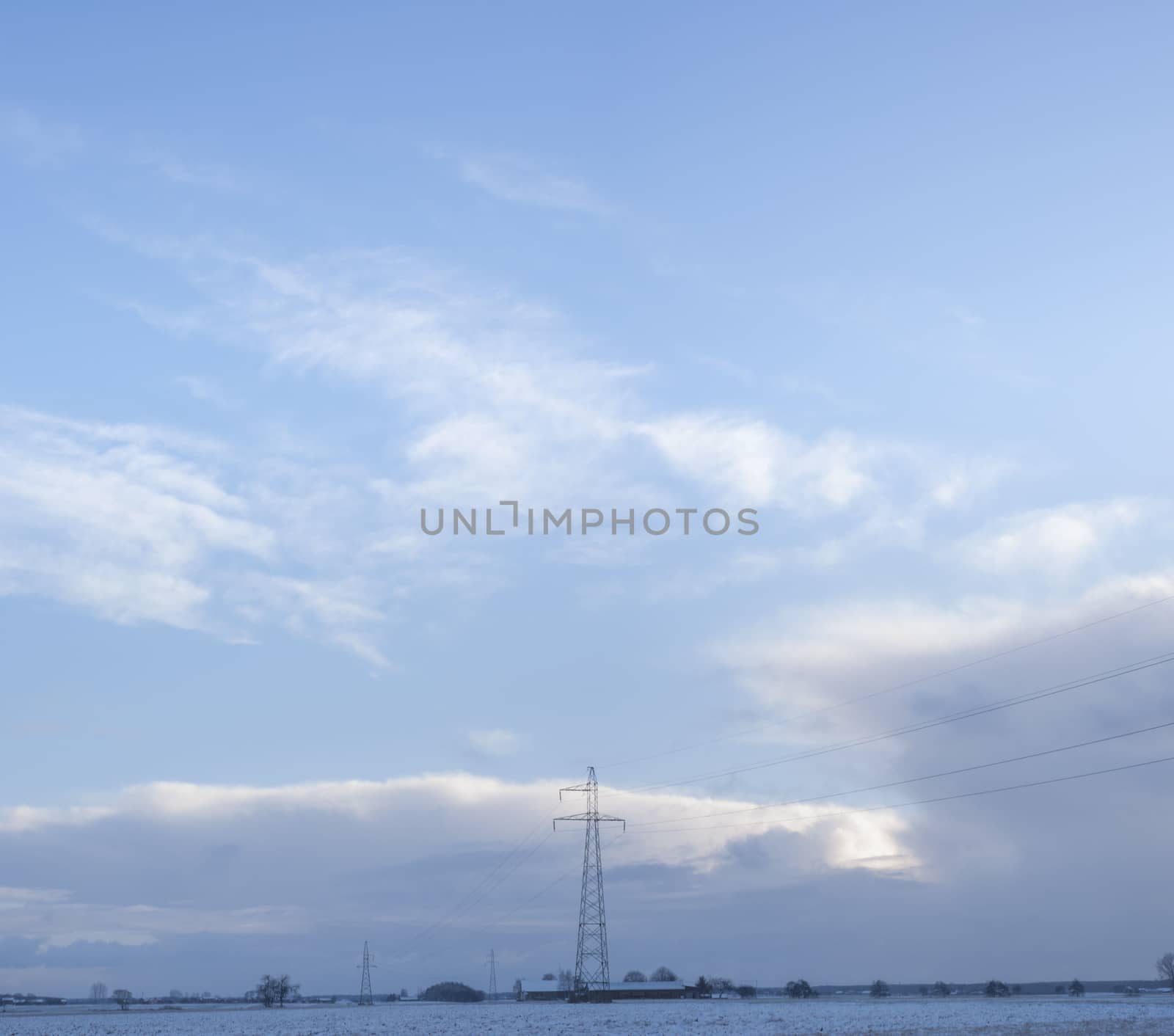 blue sky, natural clouds, nature series