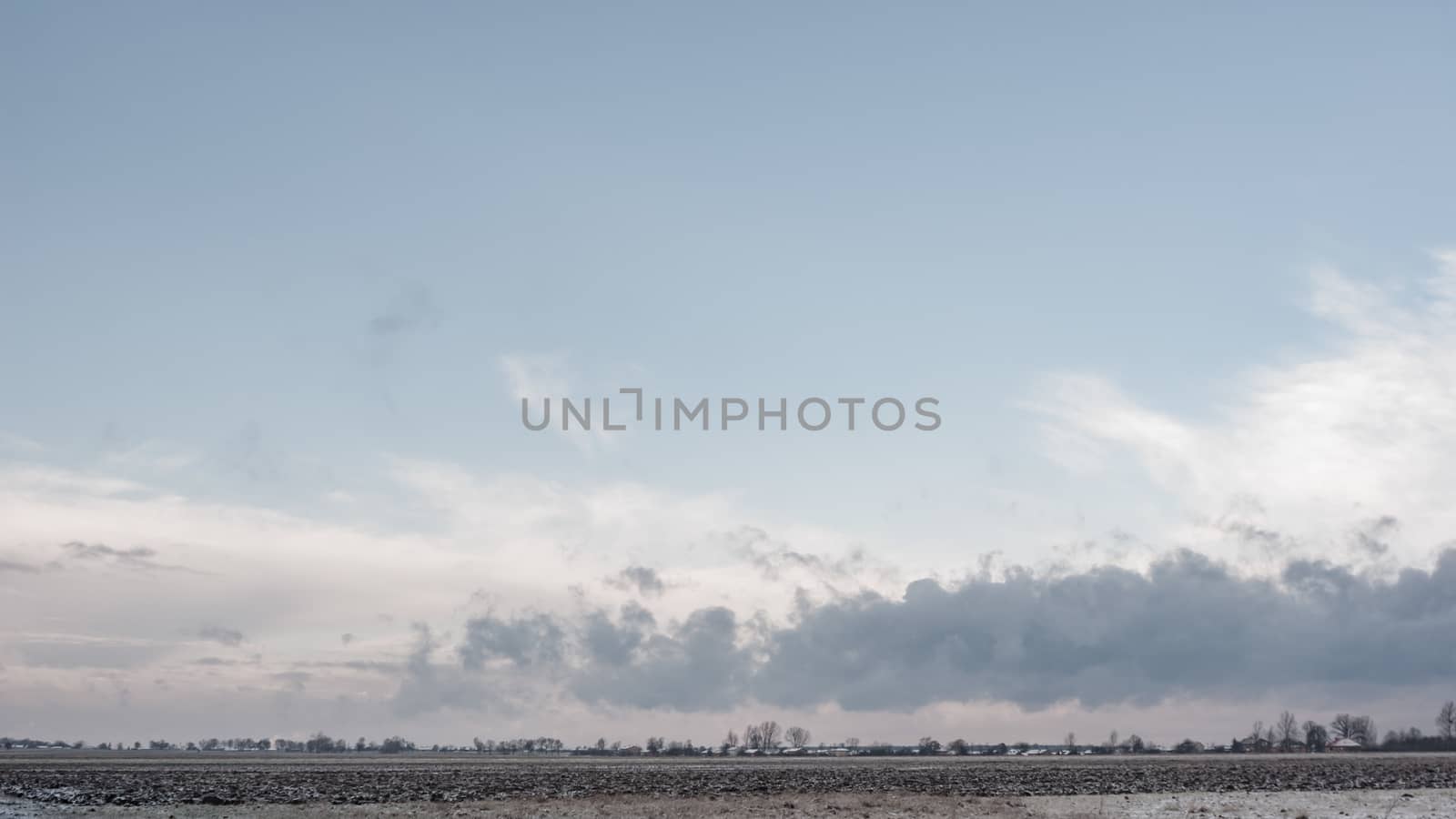 blue sky, natural clouds, nature series