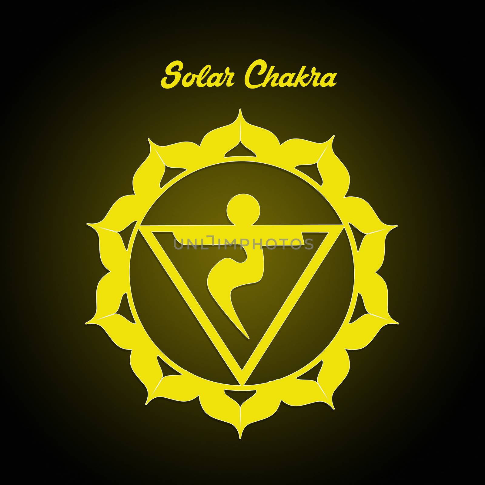 illustration of Solar Chakra