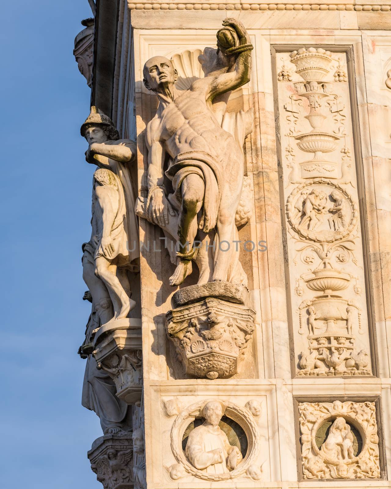 Pavia Carthusian monastery statues from the renaissance. by Robertobinetti70