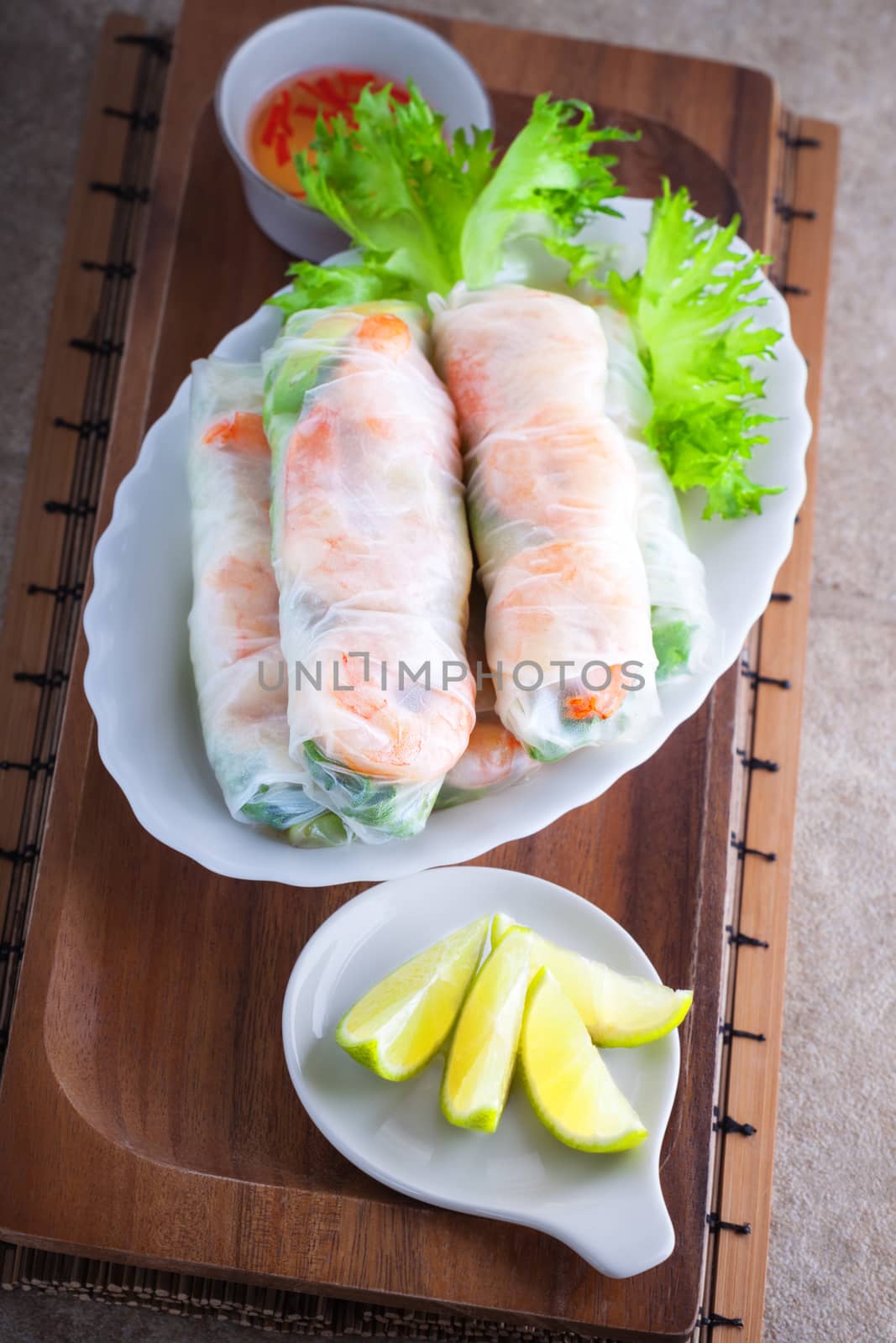 Vietnamese Rice Paper Rolls by supercat67