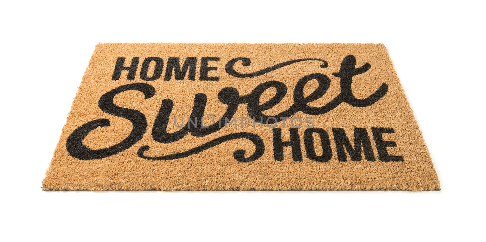 Home Sweet Home Welcome Mat Isolated on White by Feverpitched