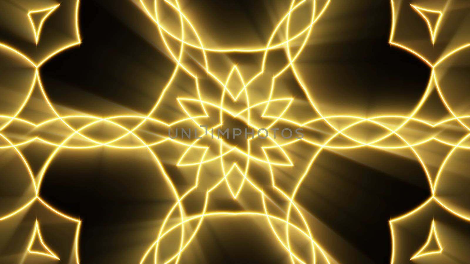 Shining gold kaleidoscope background by nolimit046