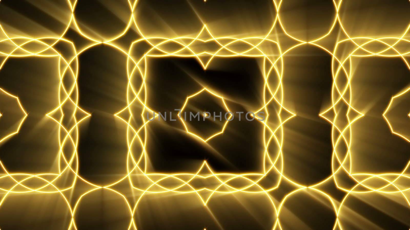Shining gold kaleidoscope background by nolimit046