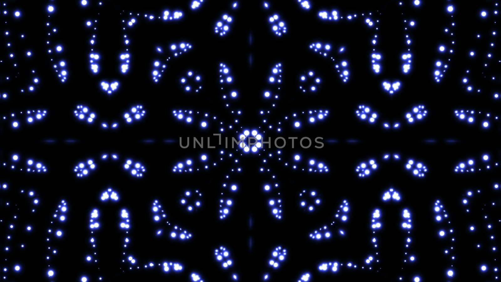 Glowing particles kaleidoscope by nolimit046