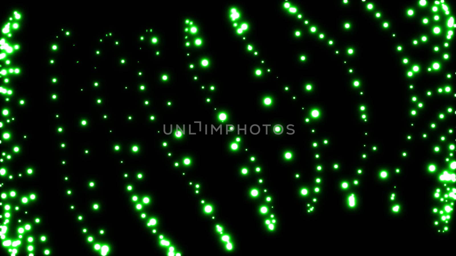 Abstract background with waving particles by nolimit046