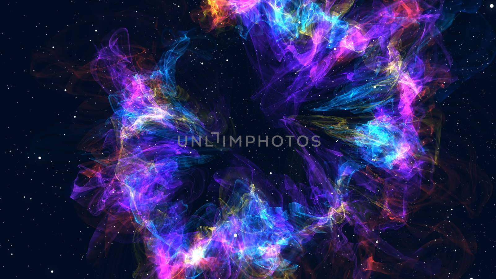 Approximation to the fantastic and colorful nebula by nolimit046