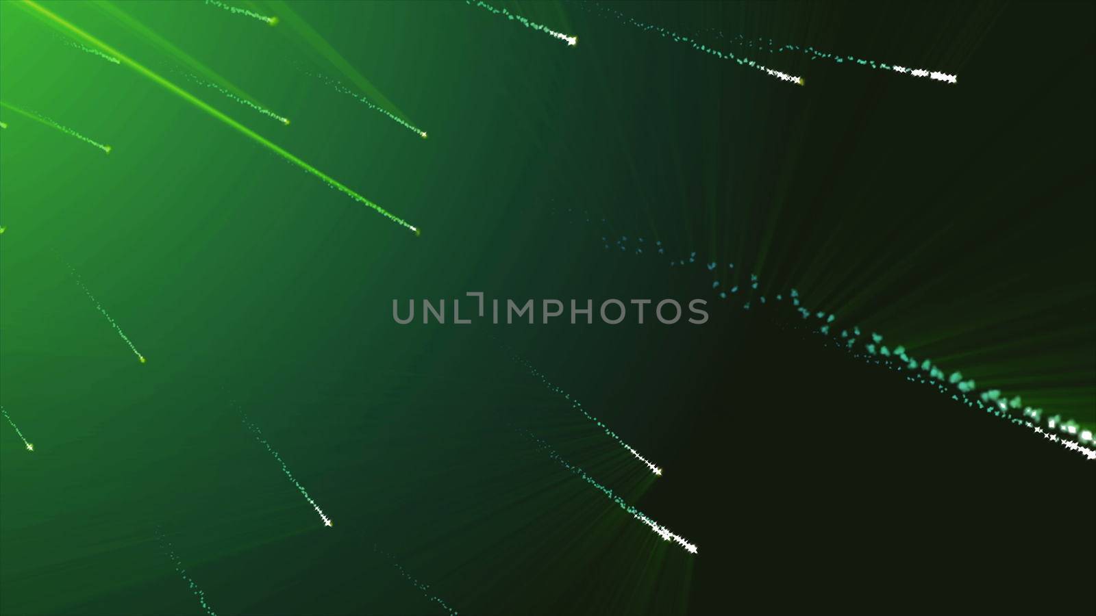 Particle Rain Comet Star. Seamless loop