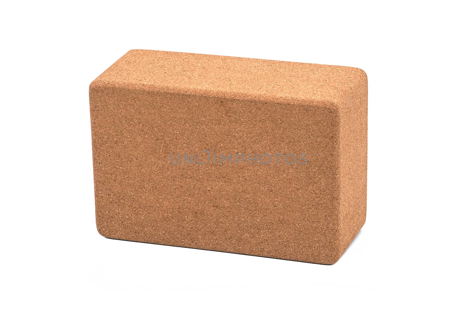 Yoga Cork Blocks Eco Friendly Isolated on White Background