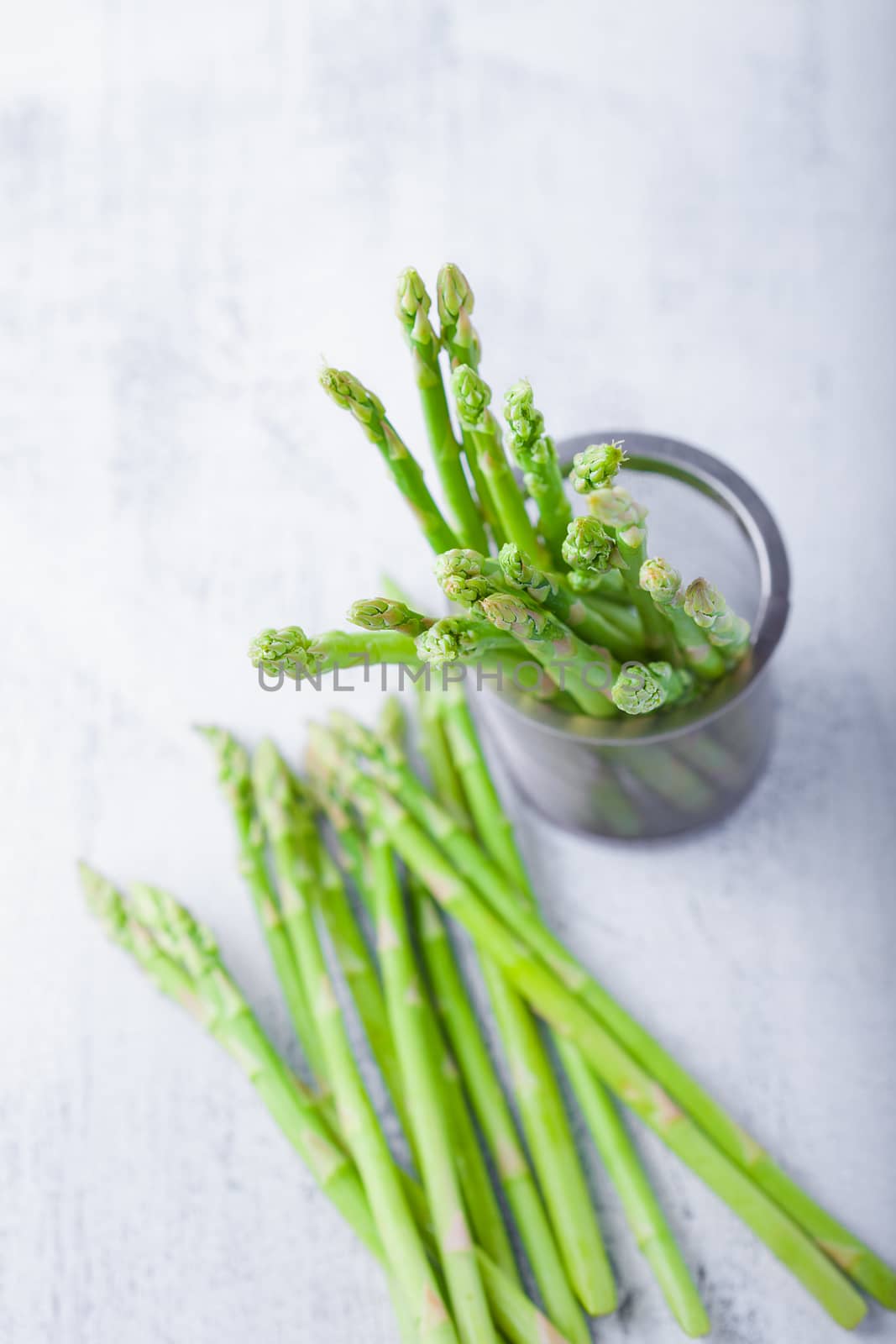 Bunch of green and fresh Asparagus by supercat67