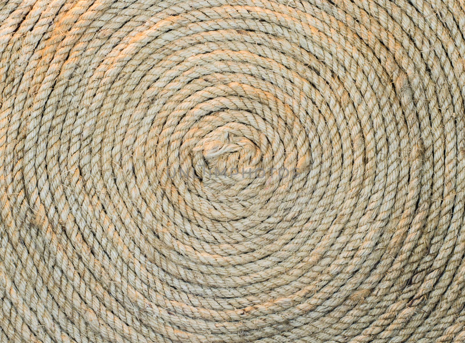 Hemp rope circle texture