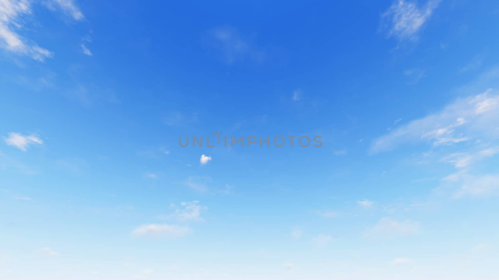 Cloudy blue sky abstract background, blue sky background with tiny clouds, 3d rendering

