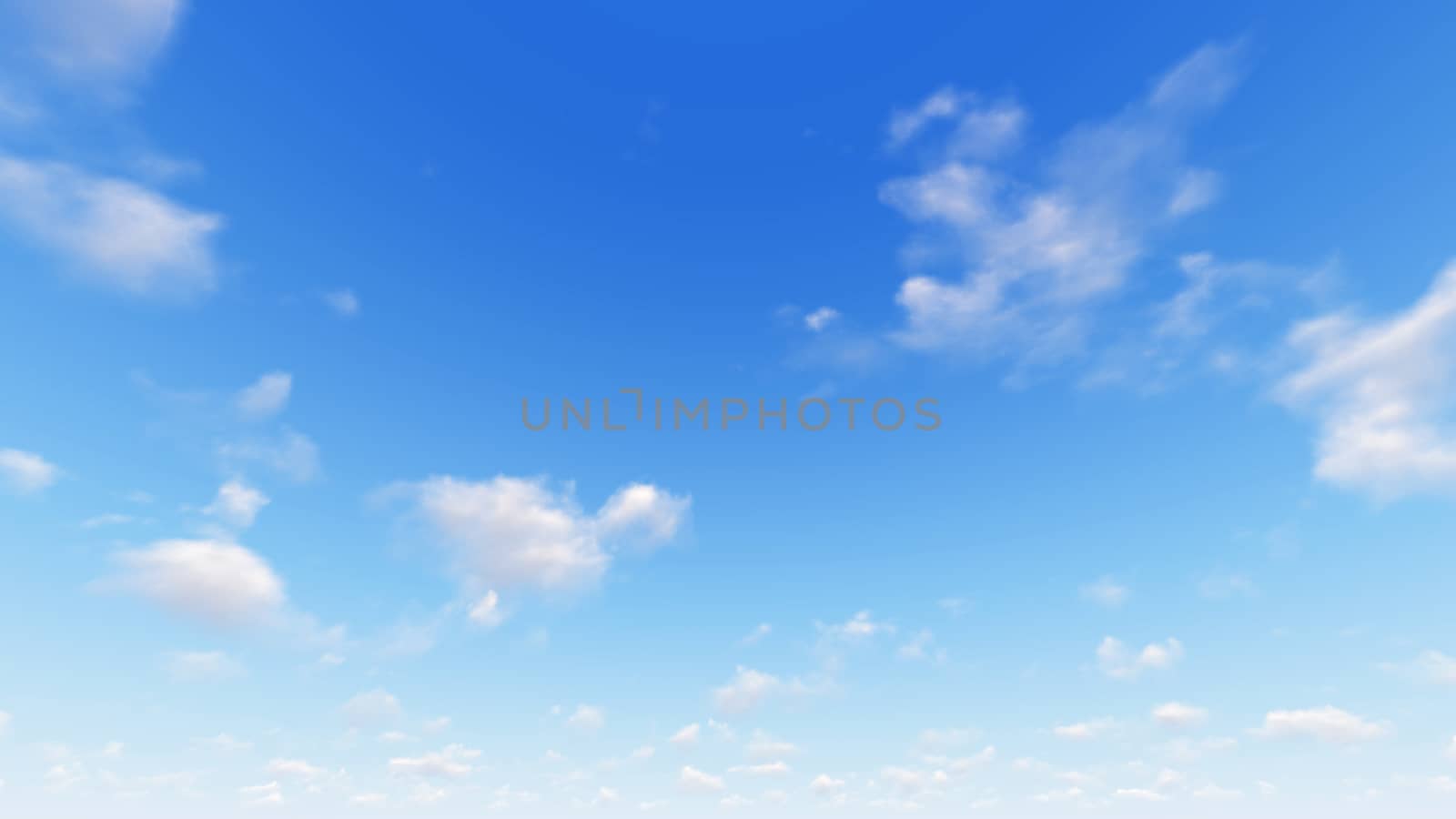 Cloudy blue sky abstract background, blue sky background with tiny clouds, 3d rendering

