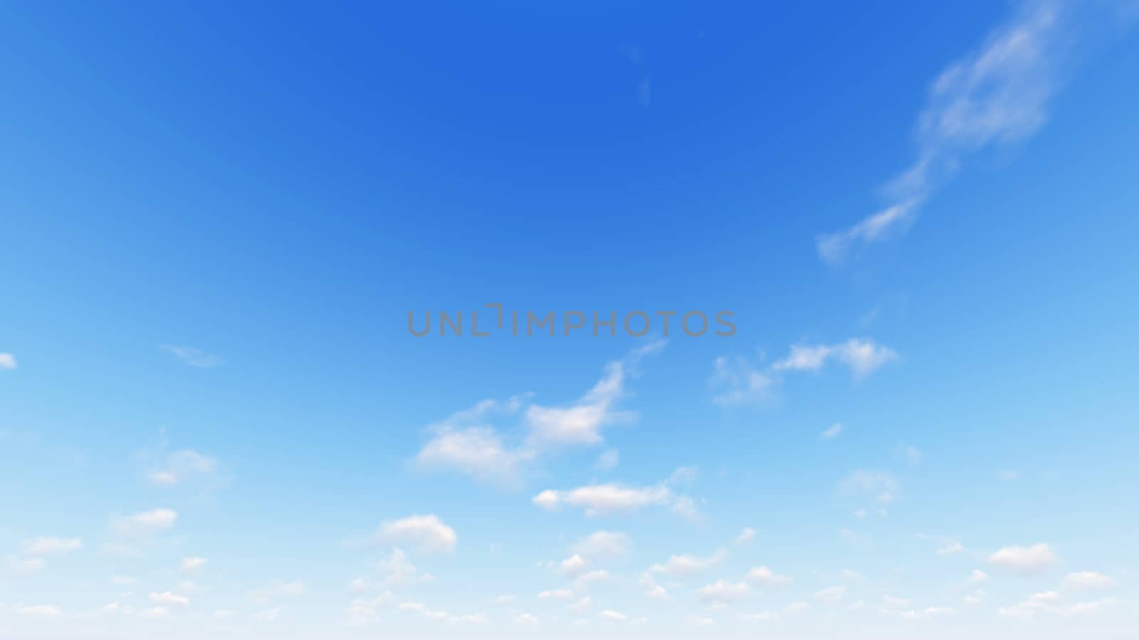 Cloudy blue sky abstract background, blue sky background with tiny clouds, 3d rendering

