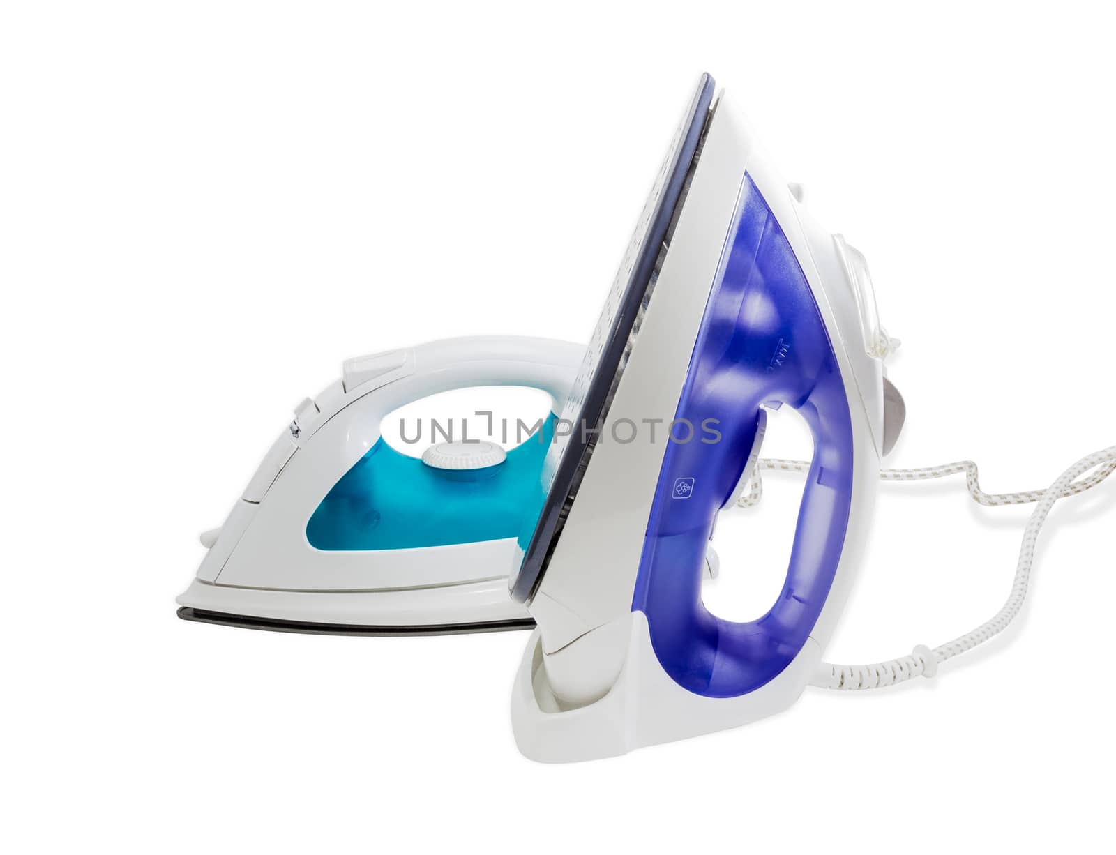 Two modern electric steam iron by anmbph