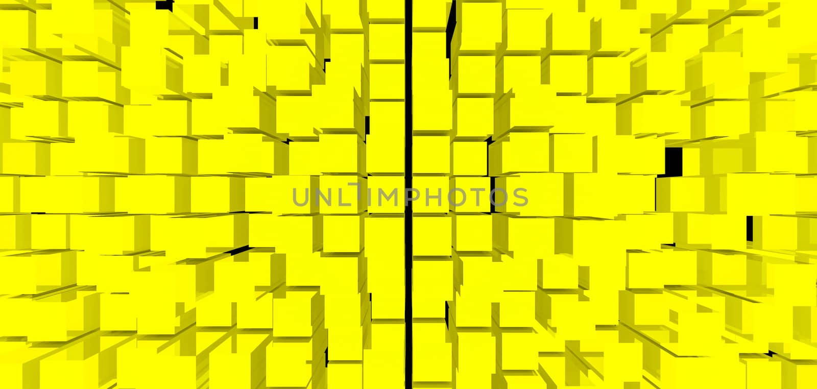 Abstract image of cubes background. 3D rendered backdrop