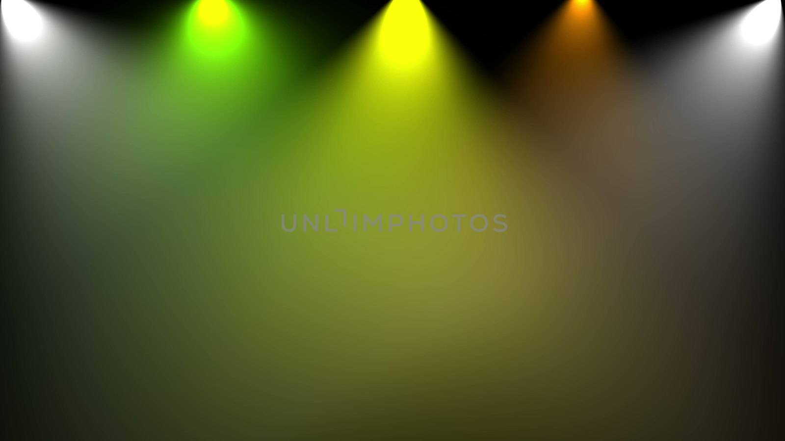 Disco light. Computer graphic. Different colors by nolimit046