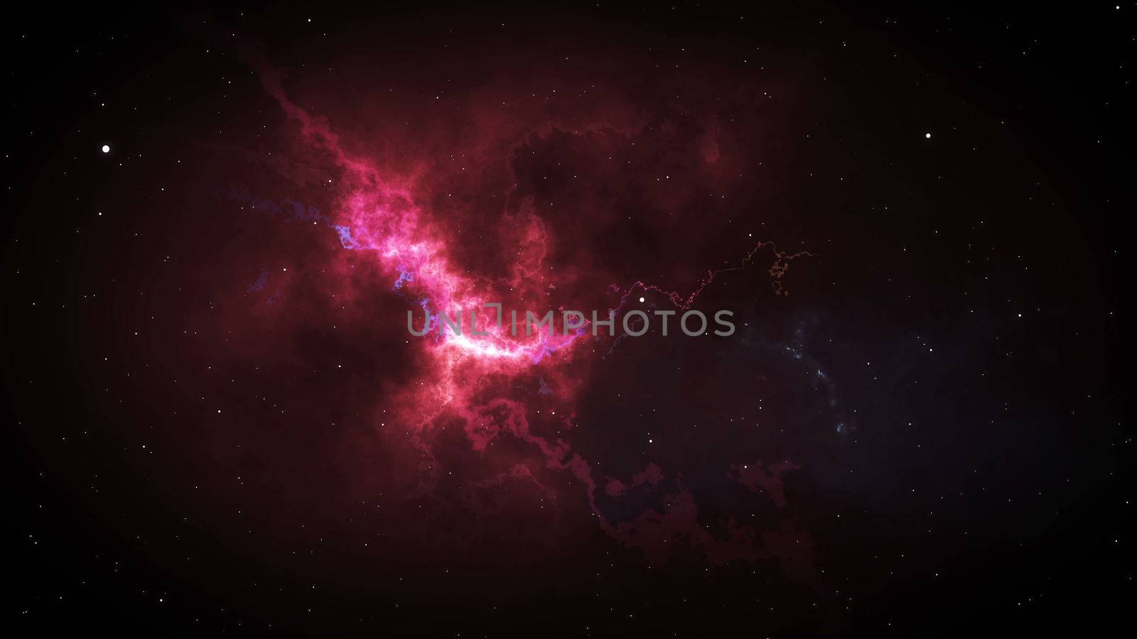 Realistic Galaxy Milky Way. Colorful space background