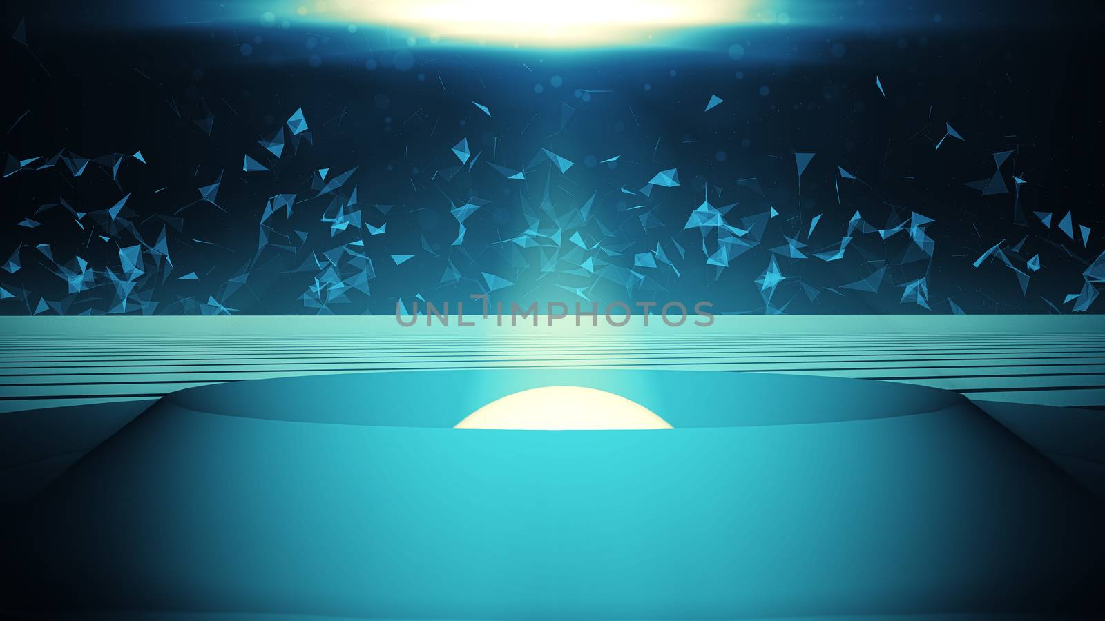 Abstract technology background with triangles. elements by nolimit046