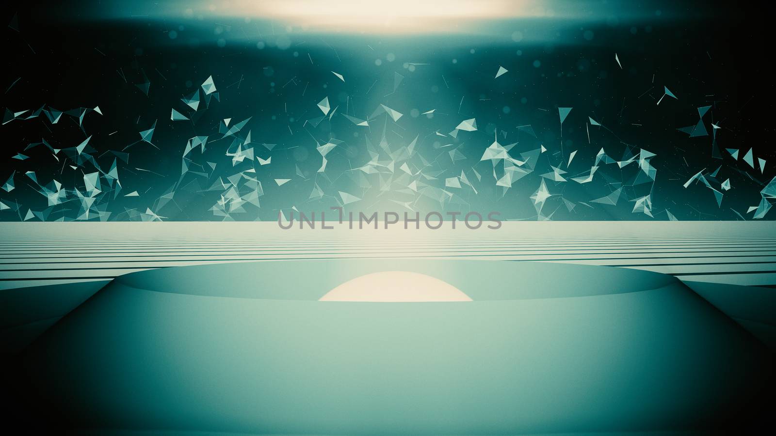 Abstract technology background with triangles. elements by nolimit046