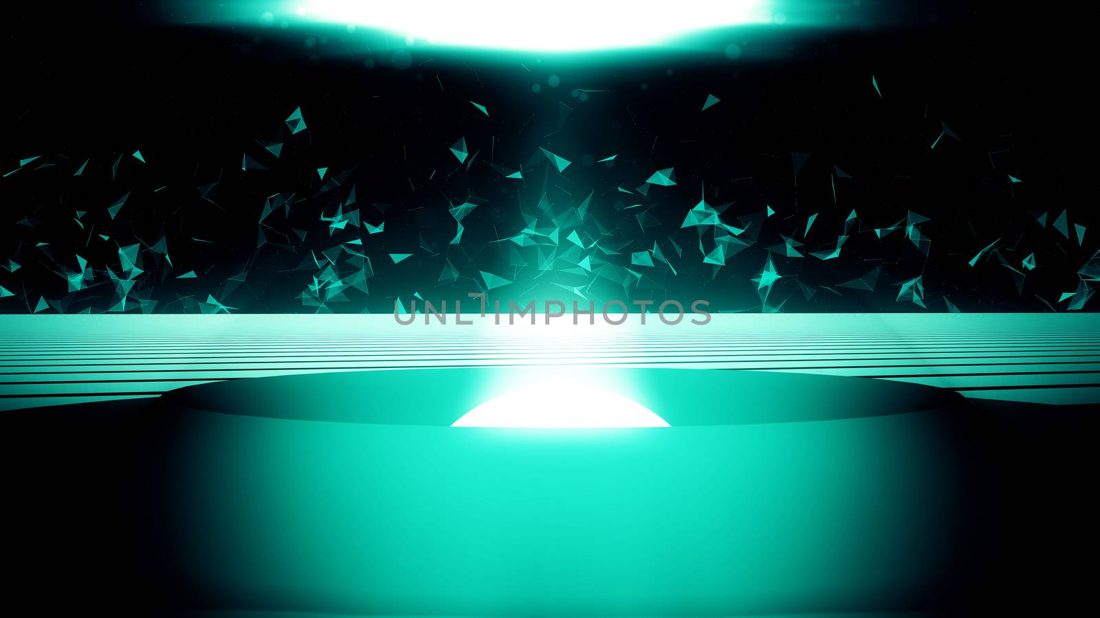 Abstract technology background with triangles. elements by nolimit046