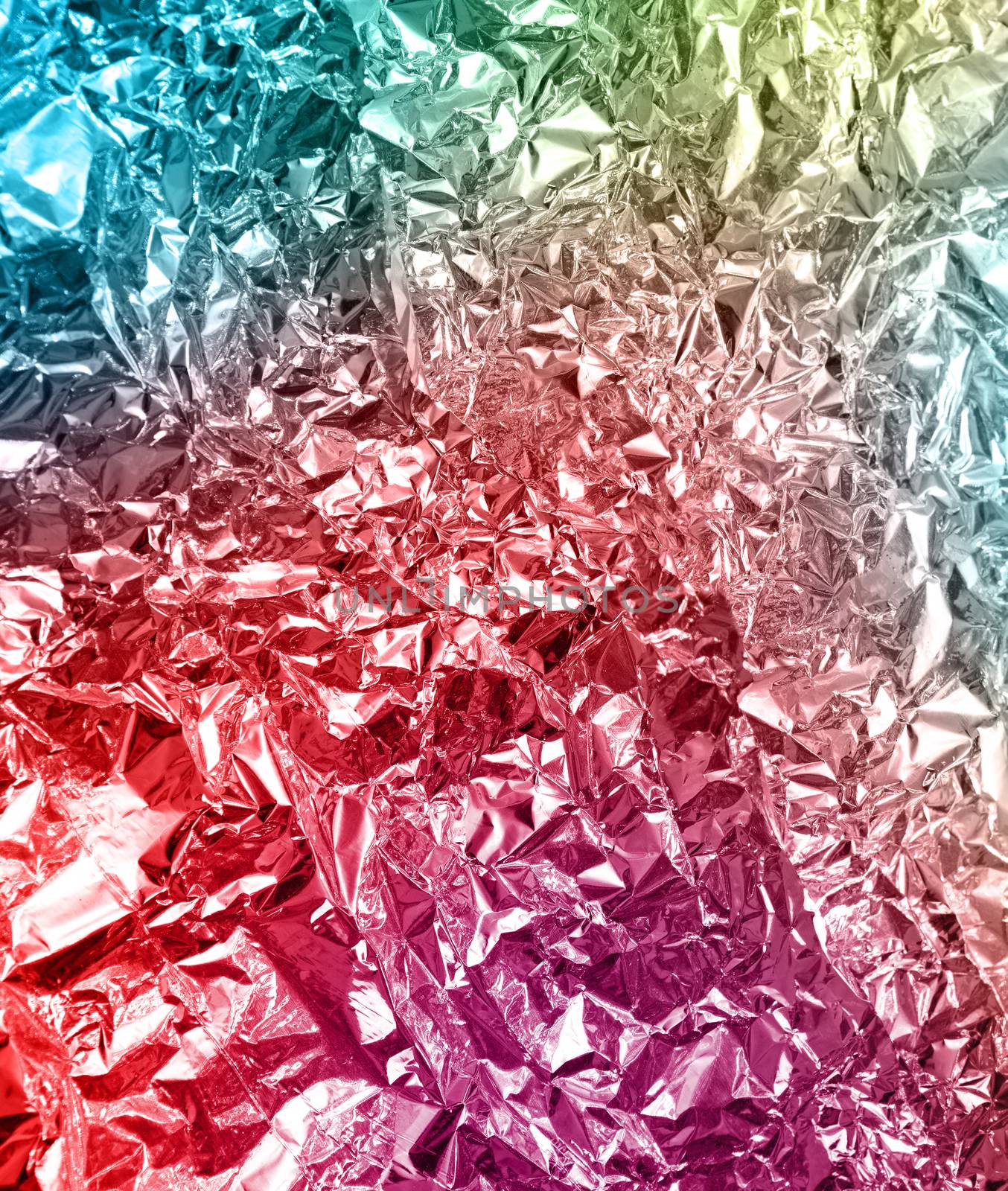 multicolored foil texture, holiday background